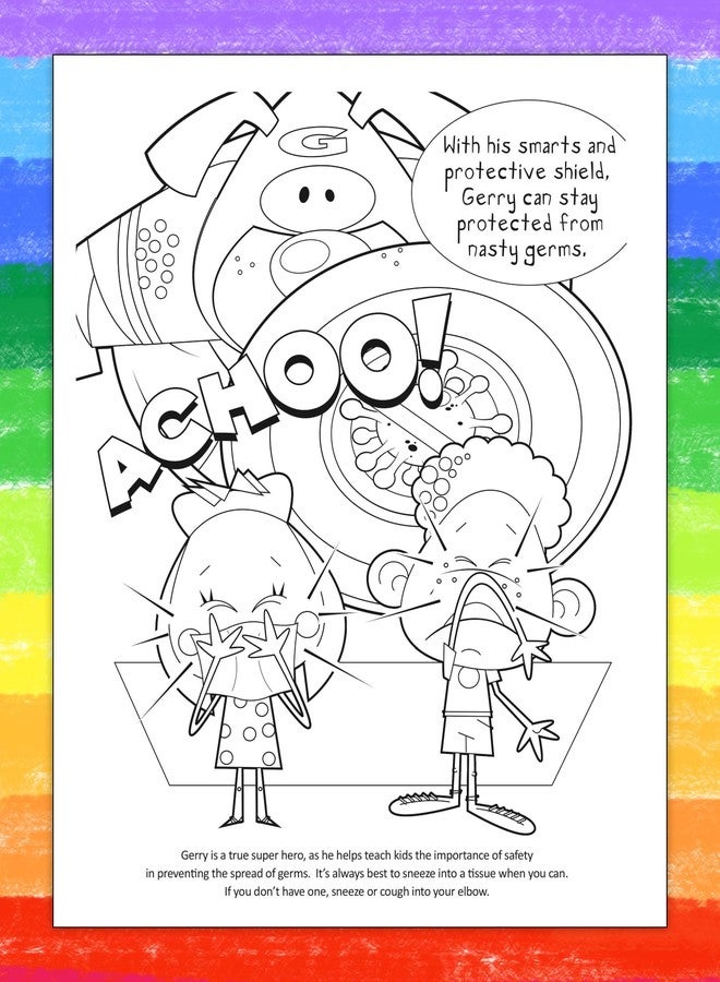 ZOCO Stop The Spread Coloring Books for Kids (25 Bulk Pack, Without Crayons) Public Health Handouts for Schools, Pediatricians & Pharmacies - Hand‑Washing, Cough/Sneeze Hygiene Activities - Image 4